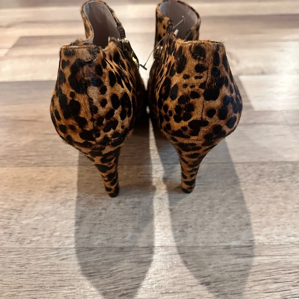 Leopard Print Ankle Boots - Picture 4 of 5
